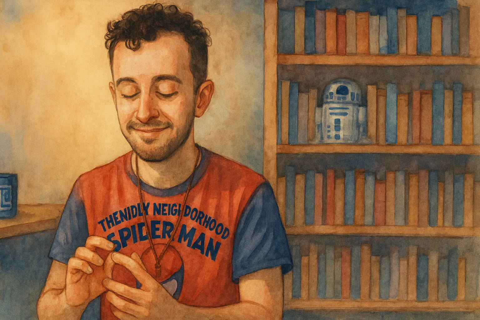 Moi en train de stimmer