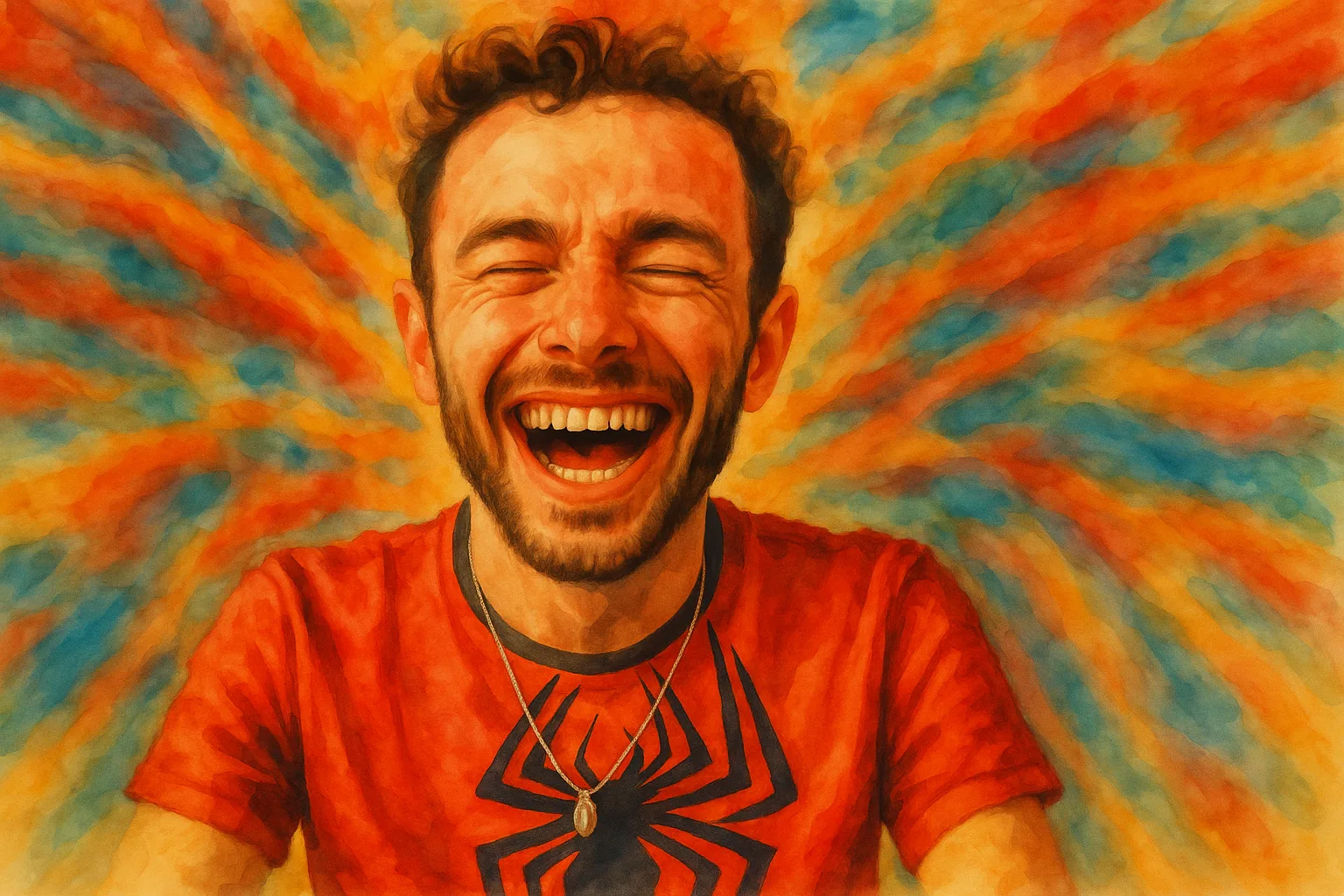 Representation of a euphoric manic state